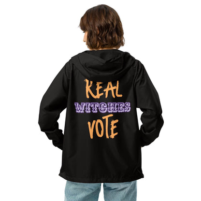 Real Witches Vote WITC Unisex lightweight zip up windbreaker - Winter Island Trading Co.