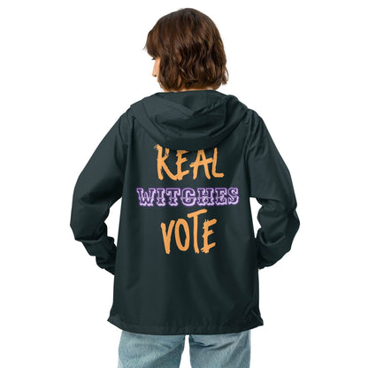 Real Witches Vote WITC Unisex lightweight zip up windbreaker - Winter Island Trading Co.