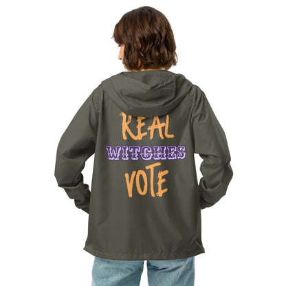 Real Witches Vote WITC Unisex lightweight zip up windbreaker - Winter Island Trading Co.