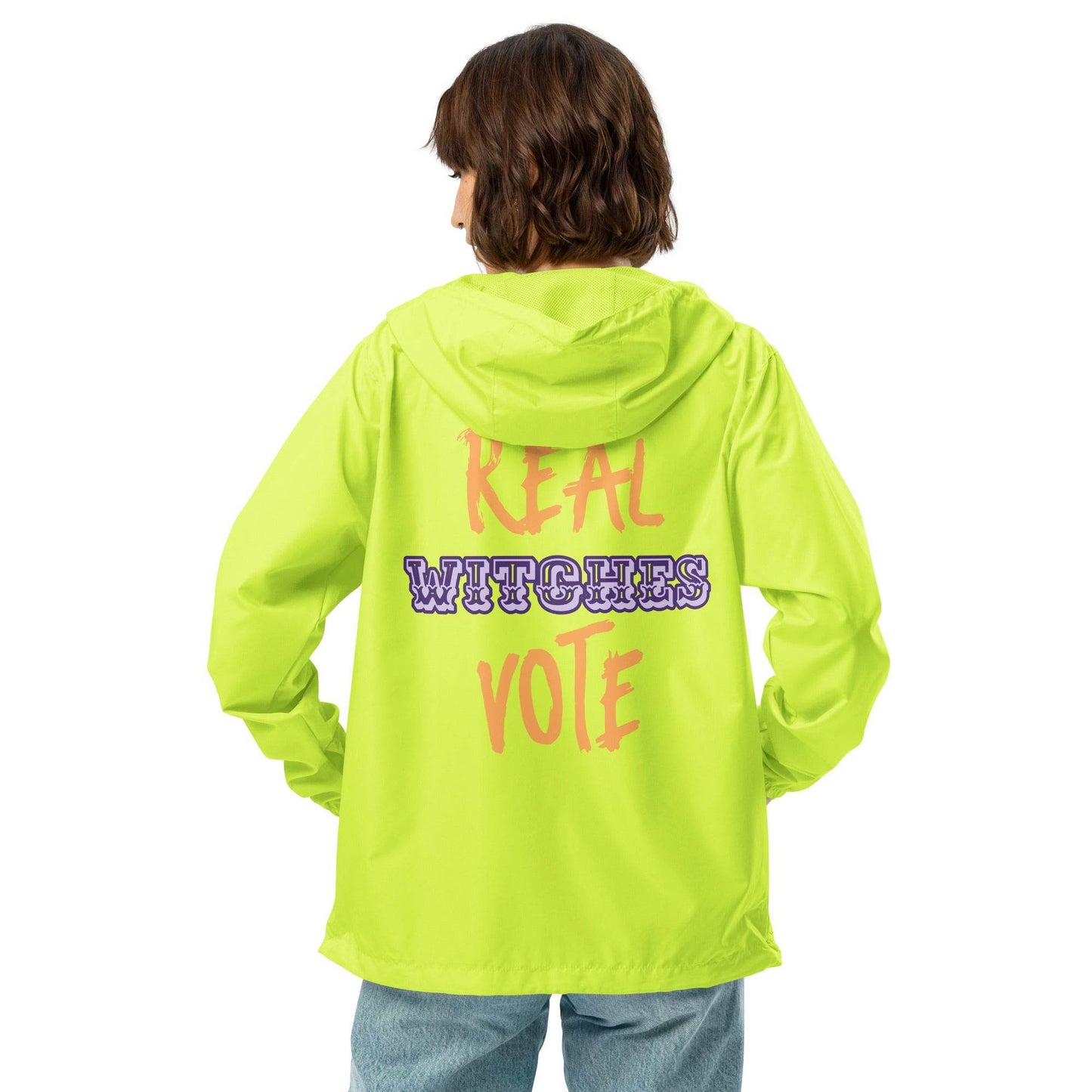 Real Witches Vote WITC Unisex lightweight zip up windbreaker - Winter Island Trading Co.