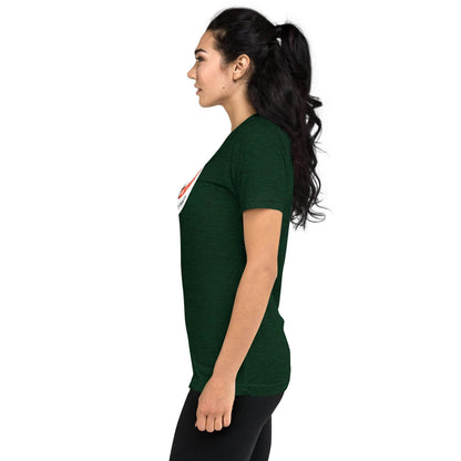 Super Soft Black Cat in Crescent Moon Salem, MA Short Tri-Blend sleeve t-shirt - Winter Island Trading Co.
