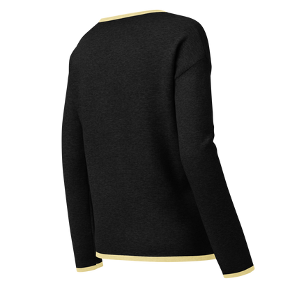 Love Ukraine Knitted Sweater Women's Fit - Black